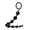 Anaalketting - Anal Adventures - Noir - Silicone - Confortable - Pour Adultes