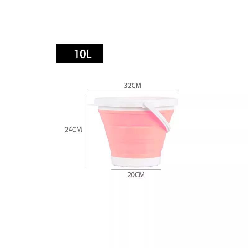 TikTok Trend: Portable Foldable Bucket for Travel & Outdoor Use