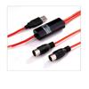 USB IN-OUT MIDI Cable Converter, Professional PC/ Laptop/ Mac To Music Keyboard Adapter Cord for Home Pinao Music Studio