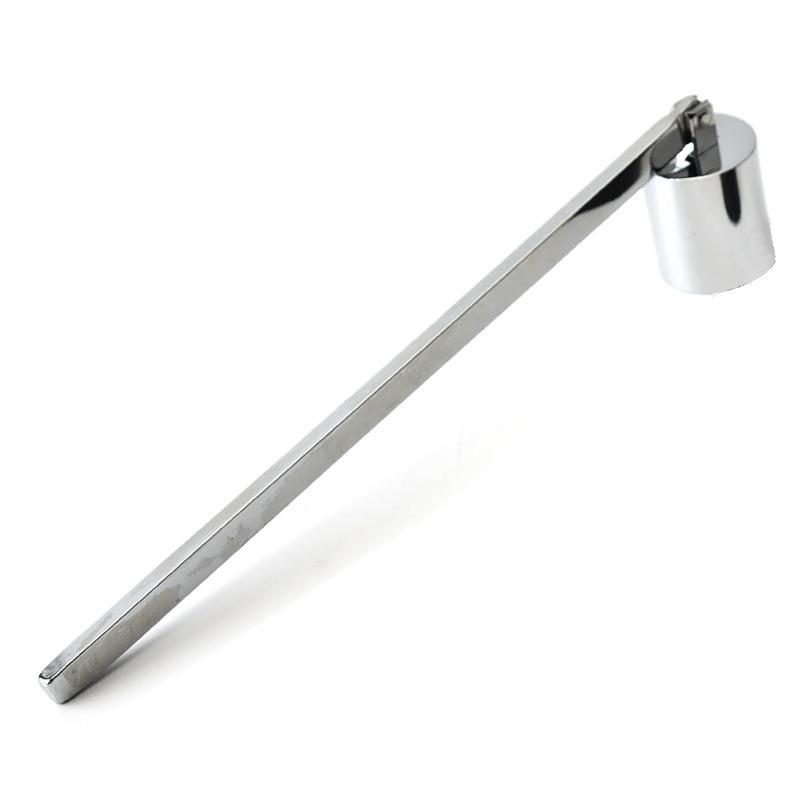 1pc Metal Candle Snuffer Gold/Black/Silver Bell-shape Wick Cover 18cm Handle Vintage Decor Home SPA Hotel