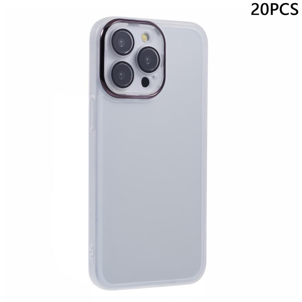 Bulk Purchasing 20Pcs For iPhone 13 Pro Case Electroplated Camera Frame TPU Phone Cover Precise Cutouts