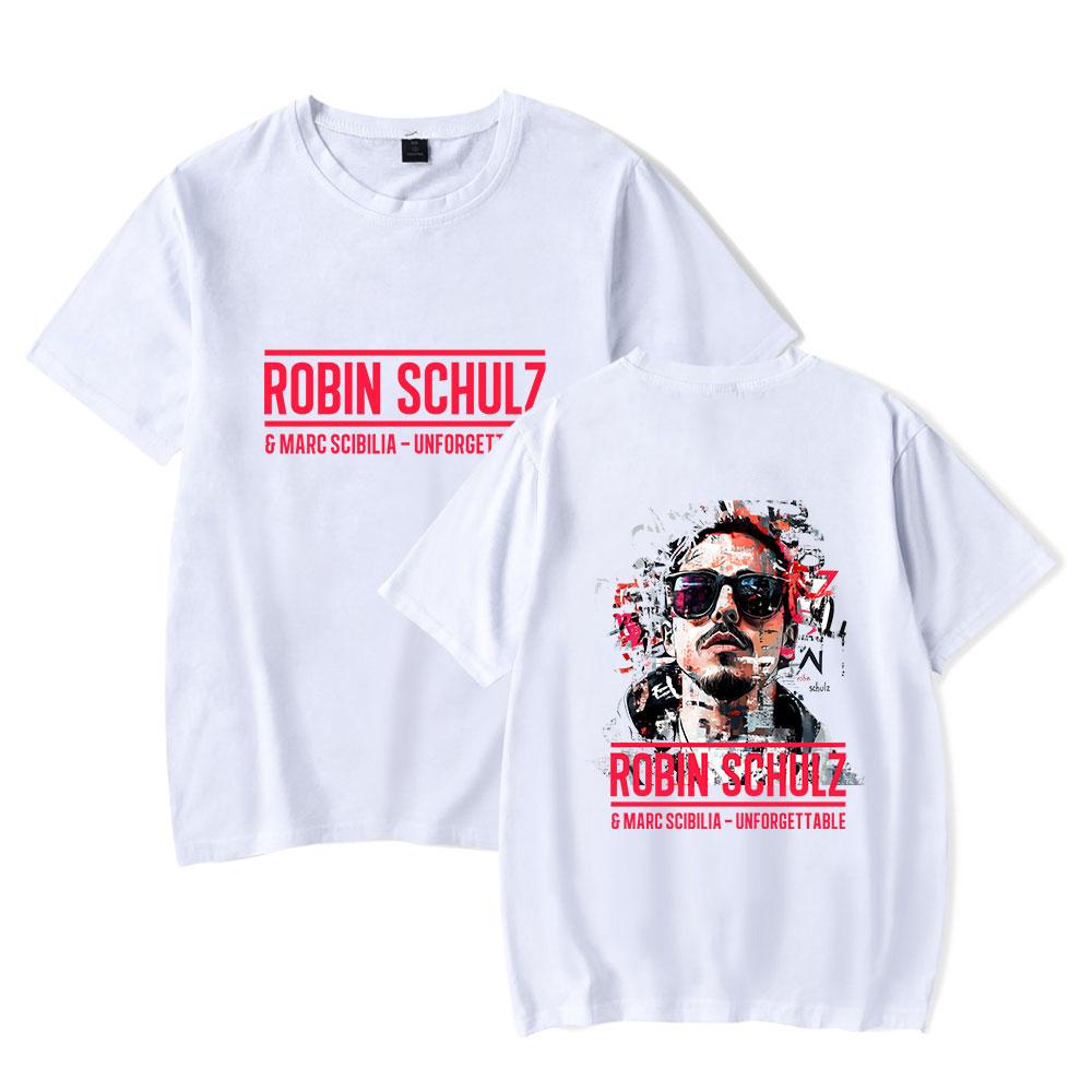 Women Men T-shirts Robin Schulz Print Tshirt Summer Casual Woman Man Clothing Fashion T Shirts