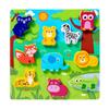 Wooden Children'S Early Education Puzzle Creative Velcro Three-Dimensional Puzzle Building Block Car Animal Puzzle