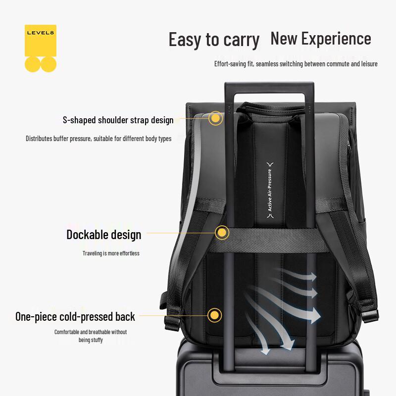 LEVEL8 MOMENT Business Commute Laptop Backpack