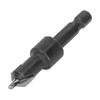 Countersink Drill Bit Set Hex Shank Adjustable Replacement with Wrench Storage Container for Wood