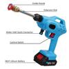 1800W 98VF Portable Cordless Water Jet Electric Car Washer High Pressure Car Washer