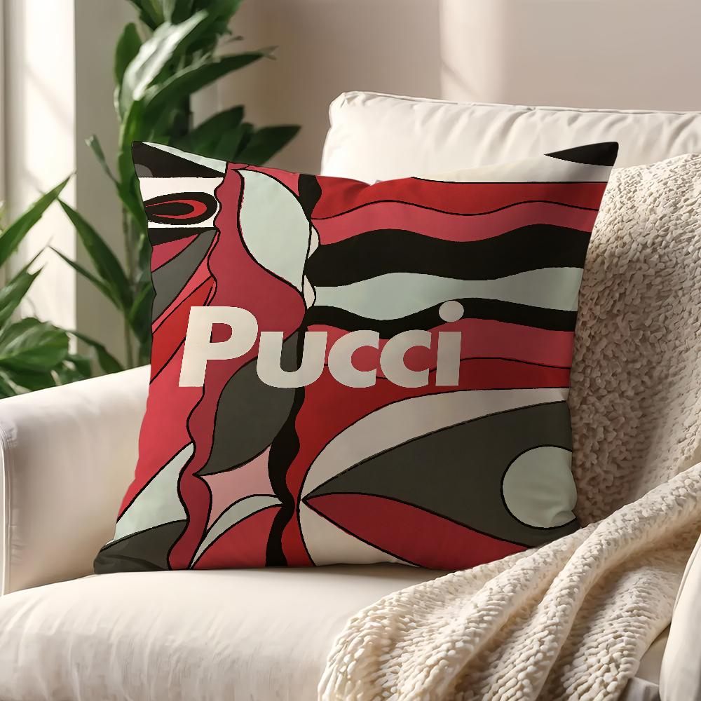 E-Emilio F-fashion P-Pucci cushion cover For Pillow Sofa Printing Decoration Room Home Office Coffee Shop Car Nordic Simplicity
