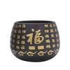 Purple Sand Heart Sutra Teacup Gilt High-end Tea Tasting Tea Cup Single Master Cup Kung Fu Tea Set Teacup Set Tea Bowl