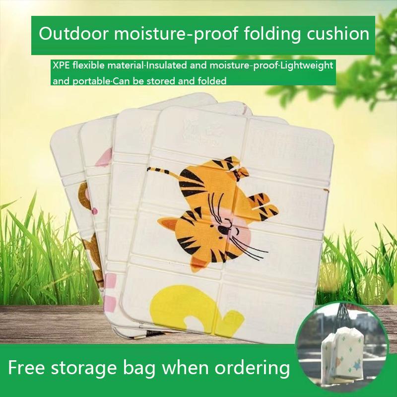 

Outdoor Moisture-Proof Small Cushion Thickened Portable Xpe Eight Fold Folding Dirty Moisture-Proof Cushion Hiking Camping Tent 38cmx28cm