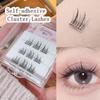 Press On Segmented Eyelashes Natural Long Individual Eyelash  DIY Eyelash Extension