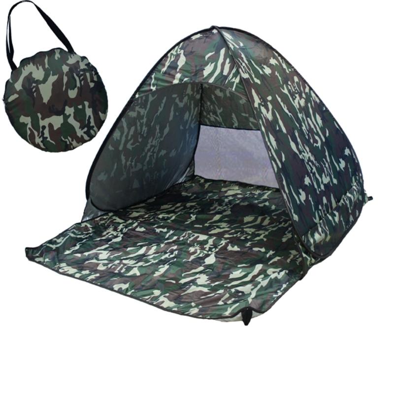 Portable Outdoor Automatic Quick Open Tent Waterproofs Camping Tent 2-3 Persons Beach Tent for Travel Hiking Backpacking