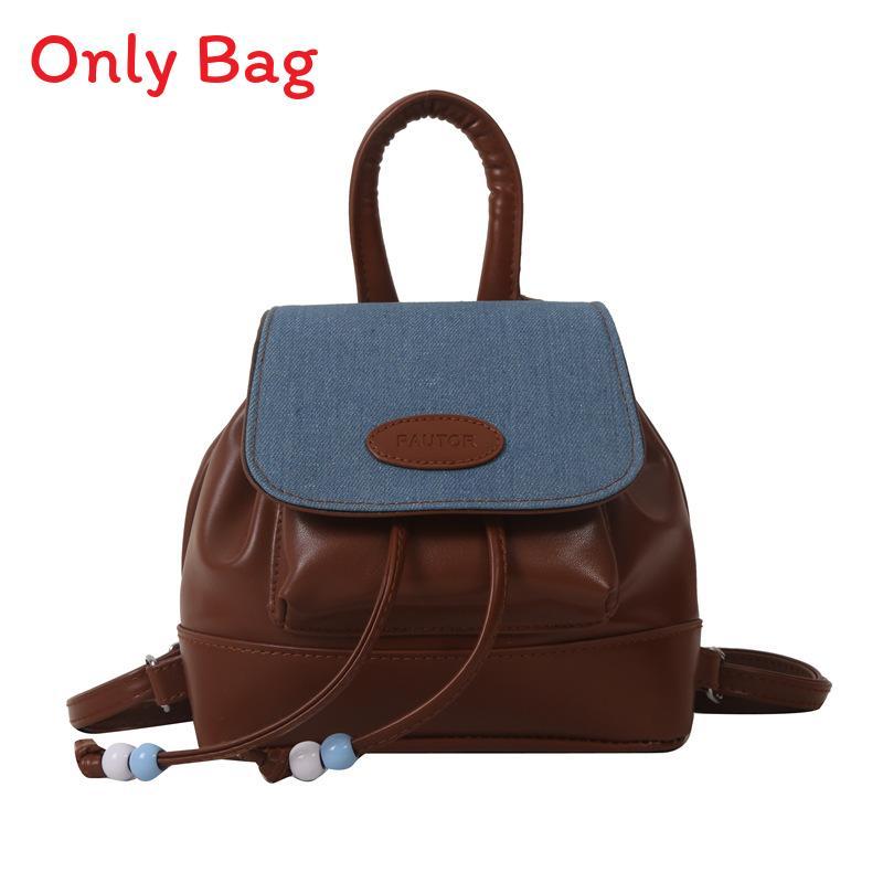Pu Material Small Fashion Retro Backpack For Daily Casual Use