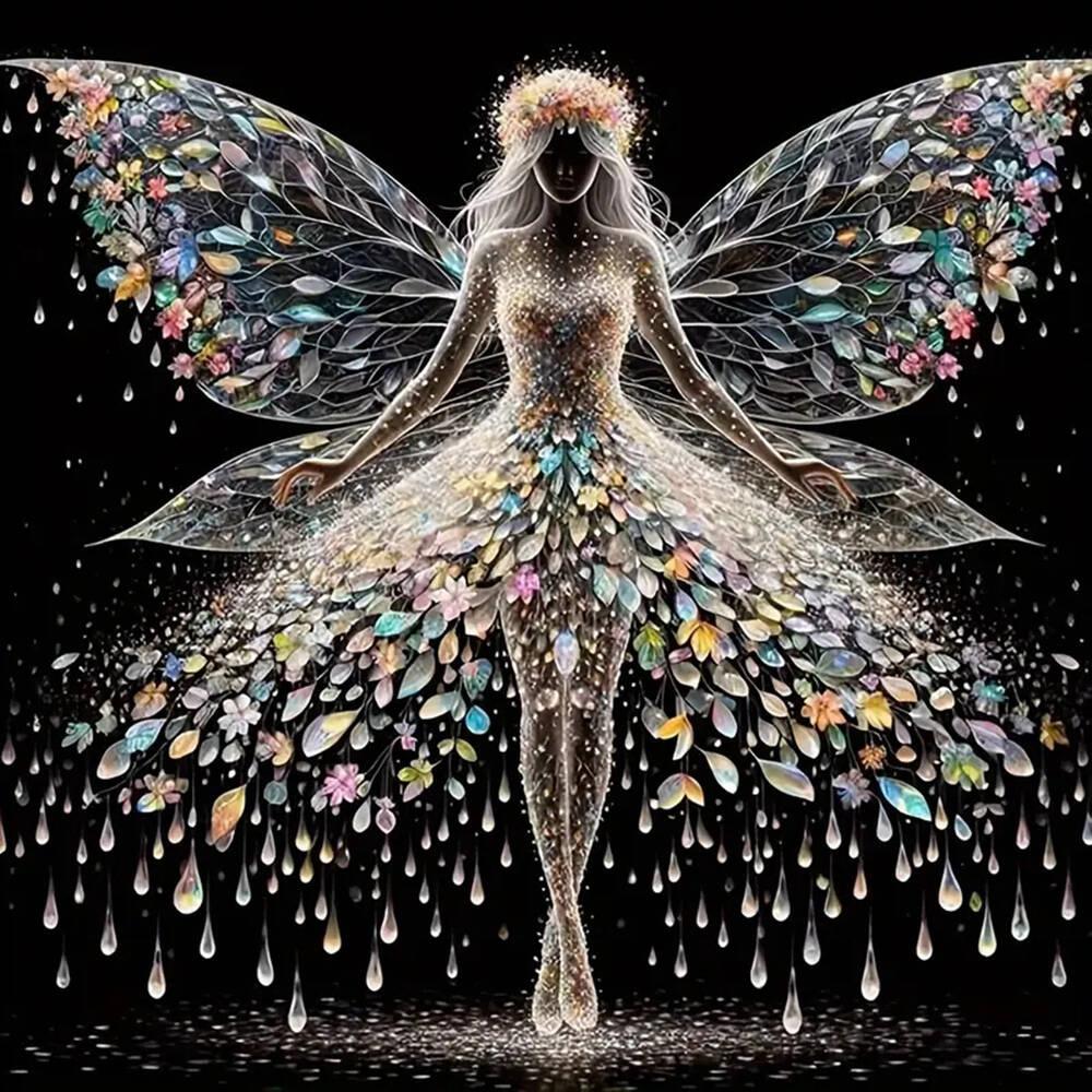 DIY 5D Diamond Painting Mosaic Ballet Girl Full Drill Embroidery Butterfly Art Kit Portrait Handicrafts Cross Stitch Decor Gift