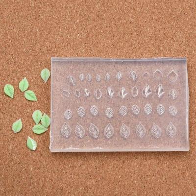 3D-Form Silikon Nagelkunst Dekorationen DIY Mini Blatt Design Schablonen Form Für Nägel Schmuck Bastelarbeiten Transparente Nägel Form Werkzeug