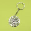 Hollow Carved Magic Circle Keychain Pendant