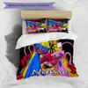 3pcs Custom Name Poppy Playtime Bedding Set Duvet Cover Closure Includes 1 Duvet Cover & 2 Pillowcases for All Seasons Bedroom Decor