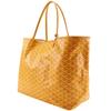 GOYARD Saint Louis GM Tote Bag yellow PVC coated canvas Women Used