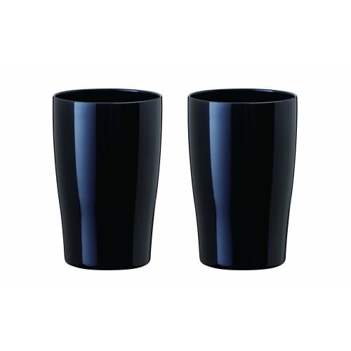 Atlas Antibacterial Tumbler, 300ml, Black, Pair, Vacuum Insulated, Zinc Oxide, Ceramic Coating, Shinx ASTK-300BK2P
