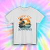 Made for Sunny Days T-Shirt | Retro Beach Palm Tree Graphic Tee | S-4xl
