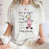 Hand Drawn Graffiti Style Tshirt Korean Style Teddy Bear Dog Print Unisexs Comfortable Home Clothes Trendy Street Style Y2k Tee