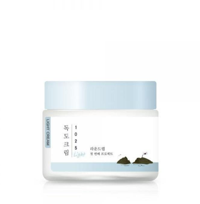 Round Lab 1025 Dokdo Light Cream 80ml – Lightweight Hydrating & Soothing Moisturizer 80ml
