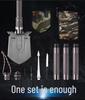 Outdoor Multifunctional Entrenching Tool: Thickened Fishing, Military Shovel for Chopping, Sawing, and Camping