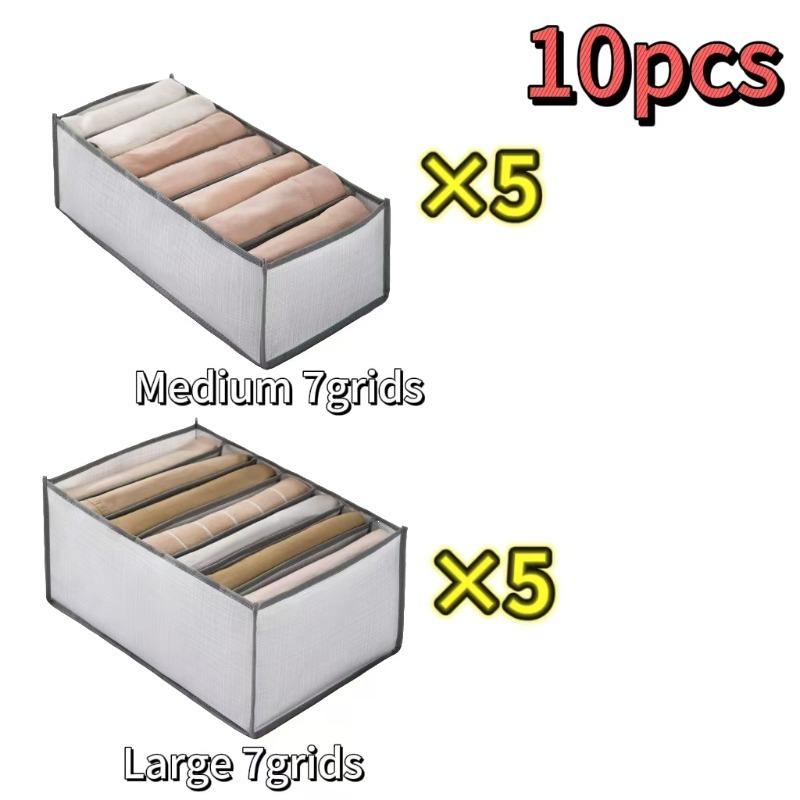 Pants Jeans Storage Box Drawers Organizer for Underwear Bra Socks Wardrobe Clothes Organizer Cabinet T-Shirt Organizers Storage