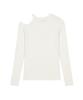 Nigaennikol Cut Out Butterfly Knit_Cream