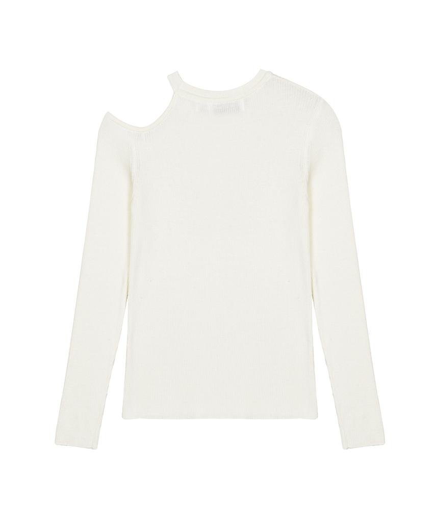 Nigaennikol Cut Out Butterfly Knit_Cream