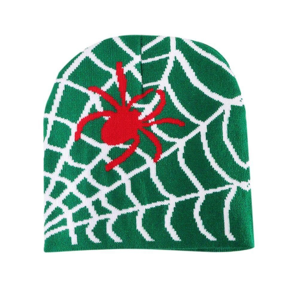 Warm Knitted Hat Spider Web Winter Hat Unisex Woolen Hat  Women