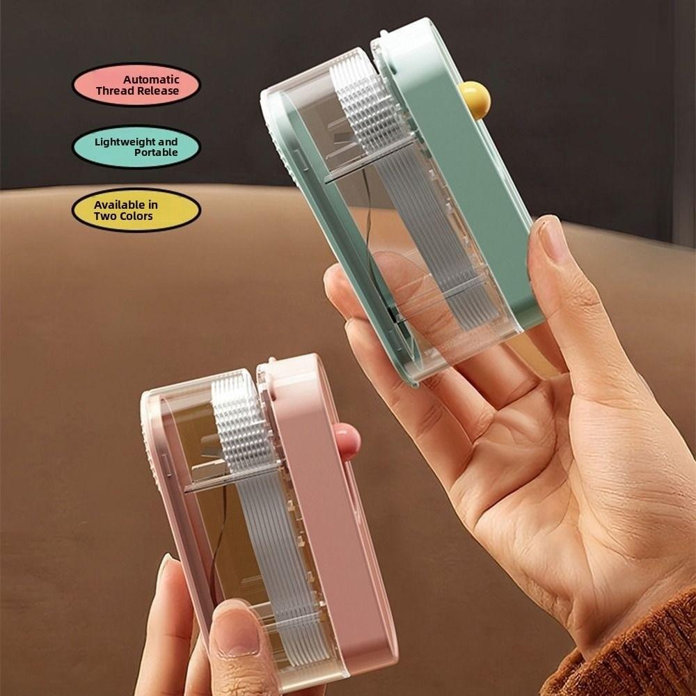 Press-on Automatic Pop Dental Floss Box Dustproof Mini Teeth Stick Case Oral Cleaning Tools
