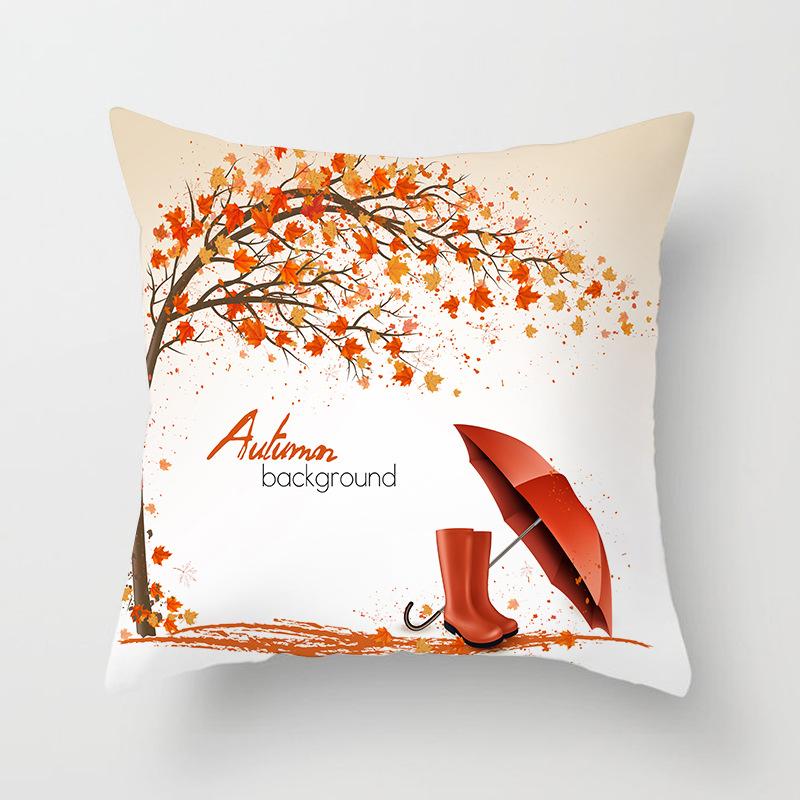 New Autumn Maple Leaf Pillowcase Home Sofa Cushion Pillowcase