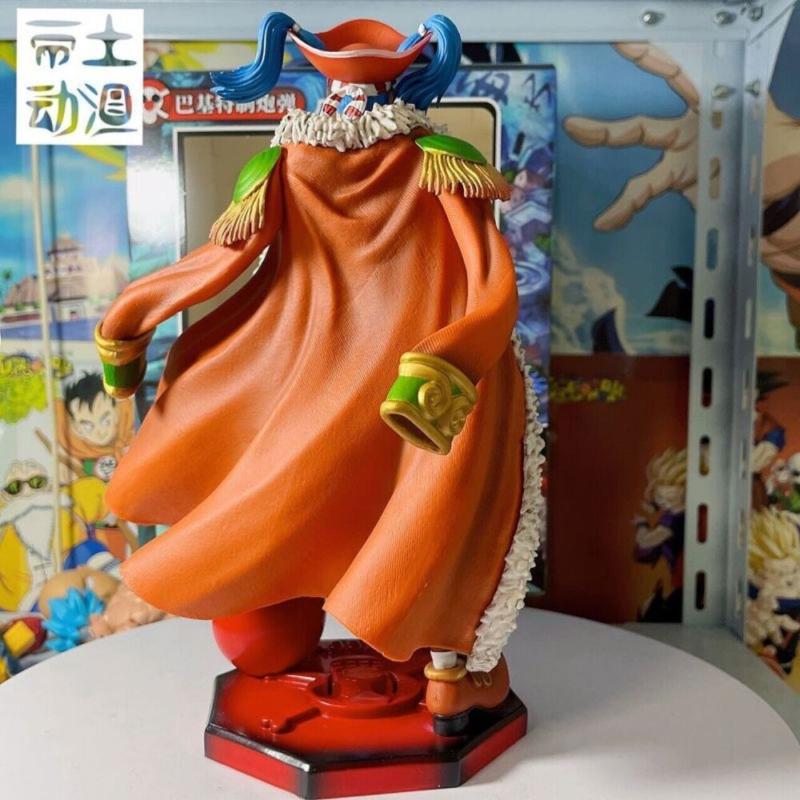 25cm Anime One Piece Buggy The Clown Action Figure Pvc Statue Model Toys No Box