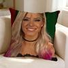 Professional Wrestler A-Alexa B-Bliss  Pillow Case Square Double-Sided Sofa Cushion Cover Bedroom Bedside Pillow