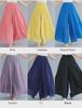 Ethnic Style Plus Size Elastic Waist Linen Skirt-Pants, 12 Colors - Lotte 2024 Mori Girl Collection