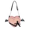 Personalized and creative small bag women's  new Mori fashion rivet niche transparent shoulder bag crossbody love bag