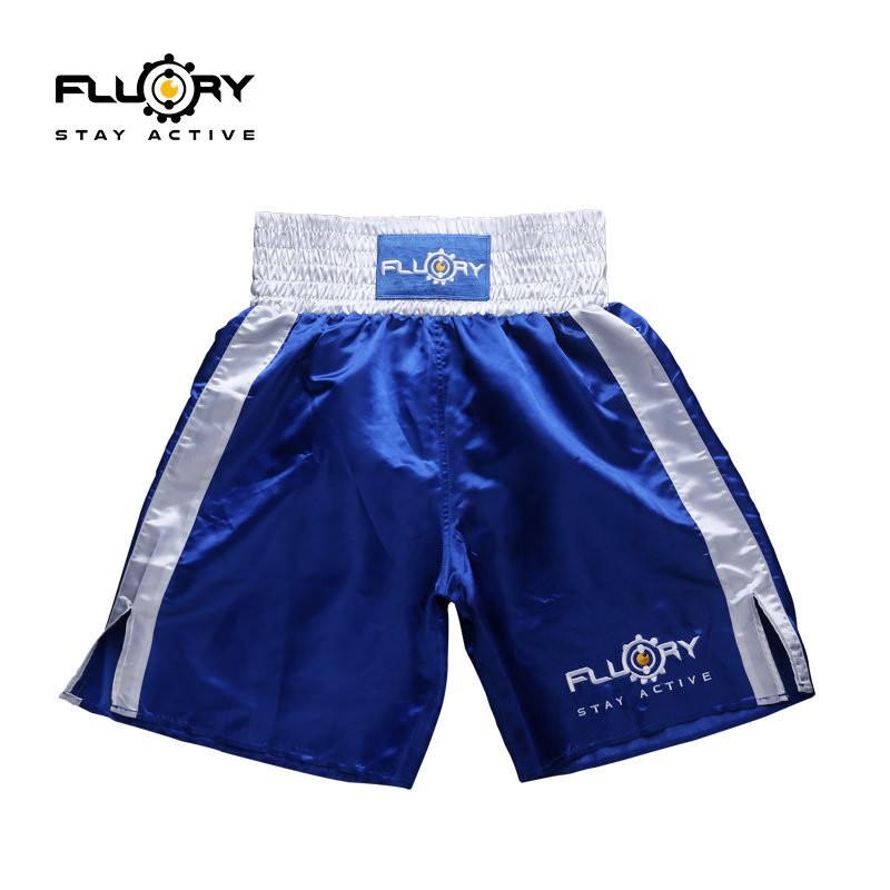 Men Muay Thai Boxing Shorts Satin Breathable Cycling Jersey Training Combat Fight Short Pants
