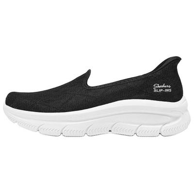 Modern DLux Leisure Slip-Ins Comfortable Durable Low-Top Casual Shoes Women Sneakers Black 159287-BLK