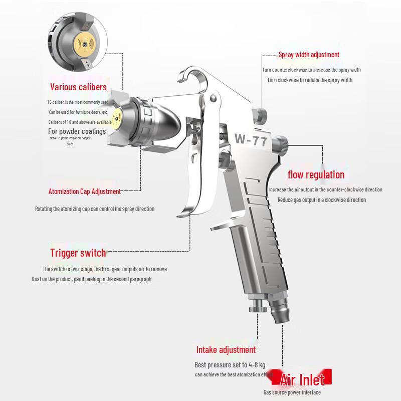 Pucheng Pneumatic Paint Spray Gun