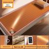 2026 Bamboo Cooling Mat - Foldable Straw Mat for Dorms, 0.9m Single Bed