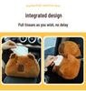 Capybara Plush Car Armrest Tissue Box - Cute, Creative, Multifunctional Pull-Out & Hanging Design
