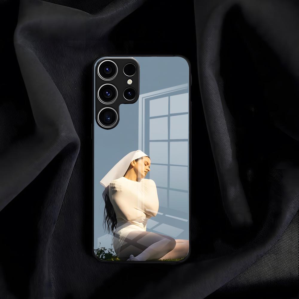 Singer Rosalia Phone Case For Samsung S26 S25 Plus S20 S20 Plus S22 Ultra S23 FE S21 Plus S21 Ultra Glass Cover