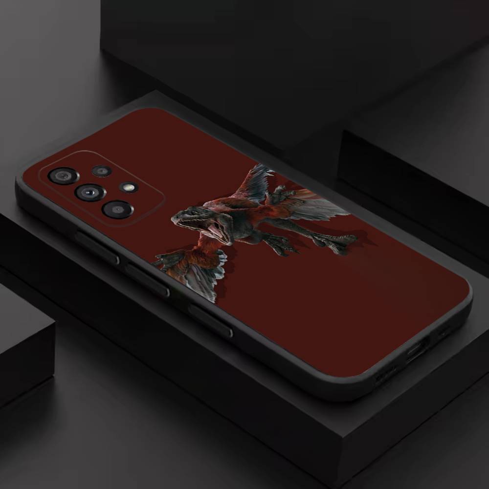 J-Jurassic Park W-World Phone Case For Samsung S 9,10,21,30,22,23,24,25,26,Ultra,Plus,Lite,FE,4,5G Black Soft Case SamsungS26ULTRA