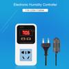 1500W 110-220V 10A Electronic Temperature Humidity Controller Socket Wall Mounted Smart Temperature Humidity Control Switch Fuel Injectors 6
