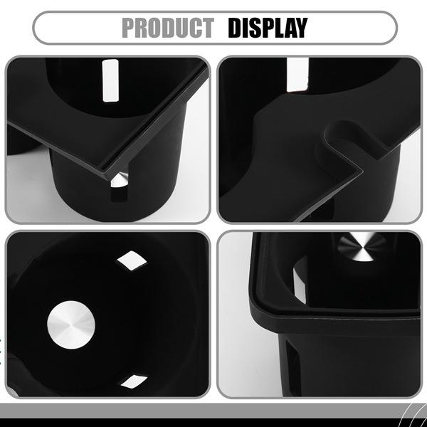 

Black ABS Car Center Console Cup Holder Protector Pad Standard