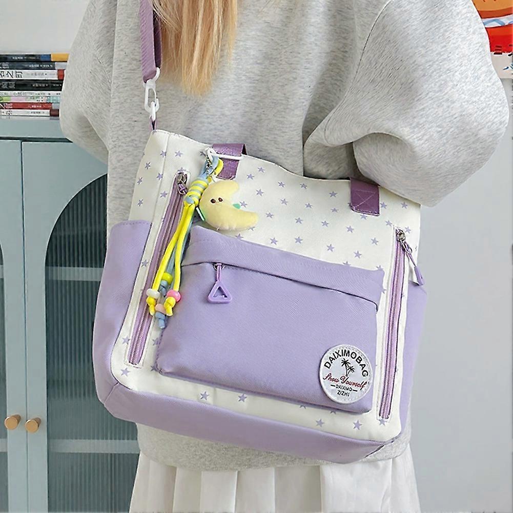 Fashionable college student shoulder bag for women wear-resistant, splash-proof, stylish and practical. Business casual
