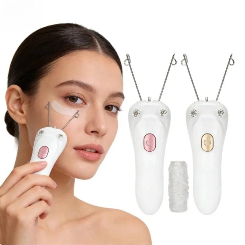 Electric Threading Epilator Portable Physical Hair Remover Tool For Women Facial Underarm Arm Body Grooming Daily Beauty Care