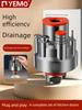 German Yumao Kitchen Drain Pipe Three-Way Connector for Dishwasher Sink, Four-Way Drain Pipe Sealing Plug, Anti-Odor Drain Device