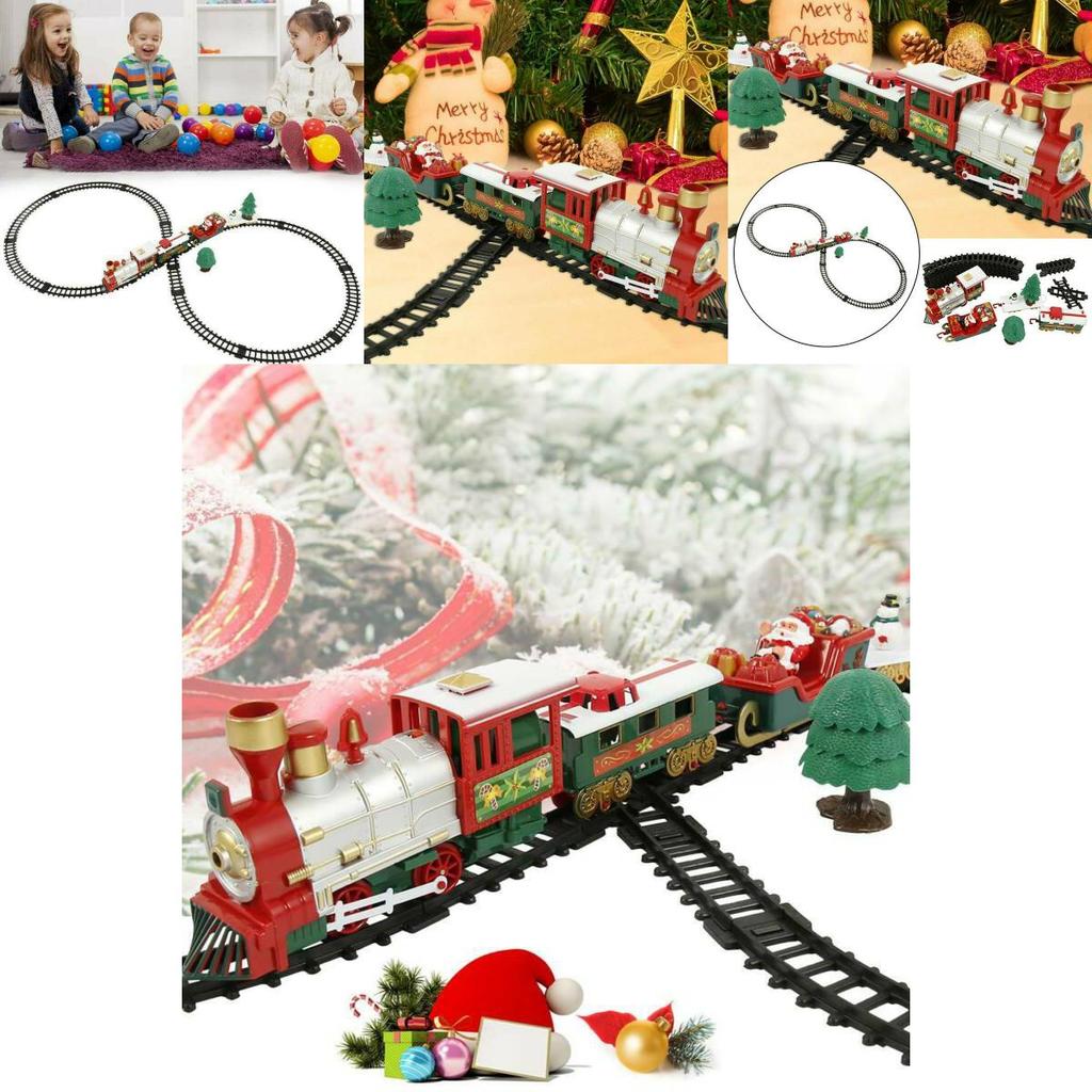 Vibrant Electric Led Musical Train And Track Set For Kids Christmas Gift Home Decor