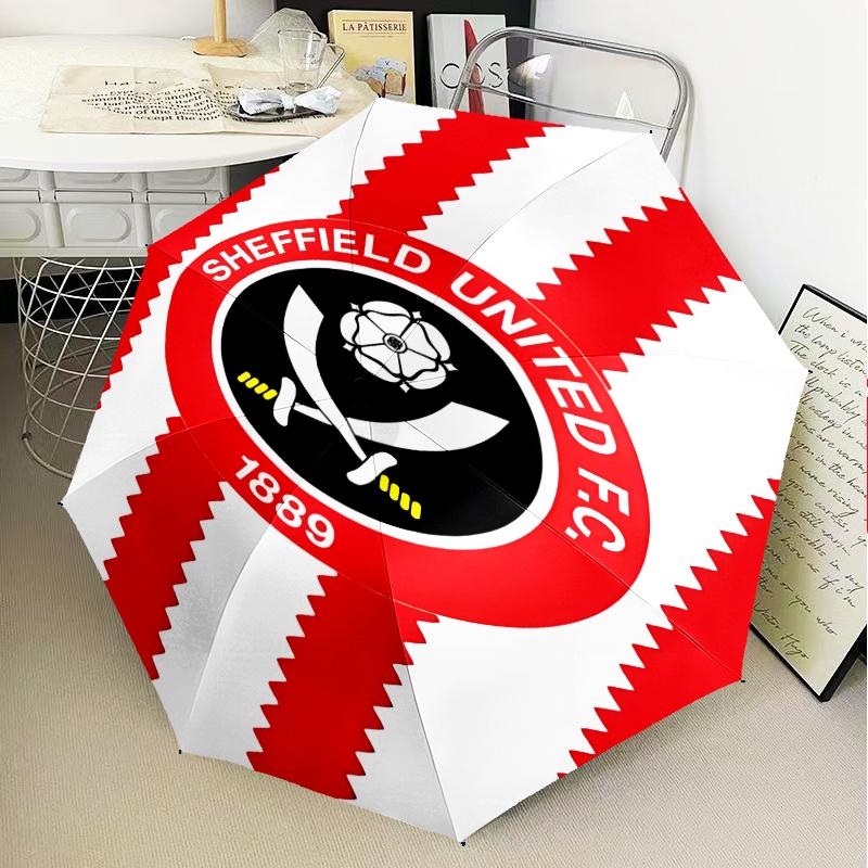 She-ffield Fc Crest Umbrella 8-Frame for Travel, Camping, Casual Lightweight Portable Umbrella, Essential for Every Family Holidays Gift